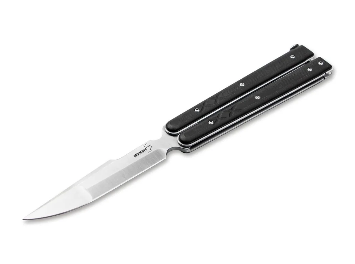 Nóż Böker Plus Balisong Tactical, duży, łożyska — zdjęcie 1