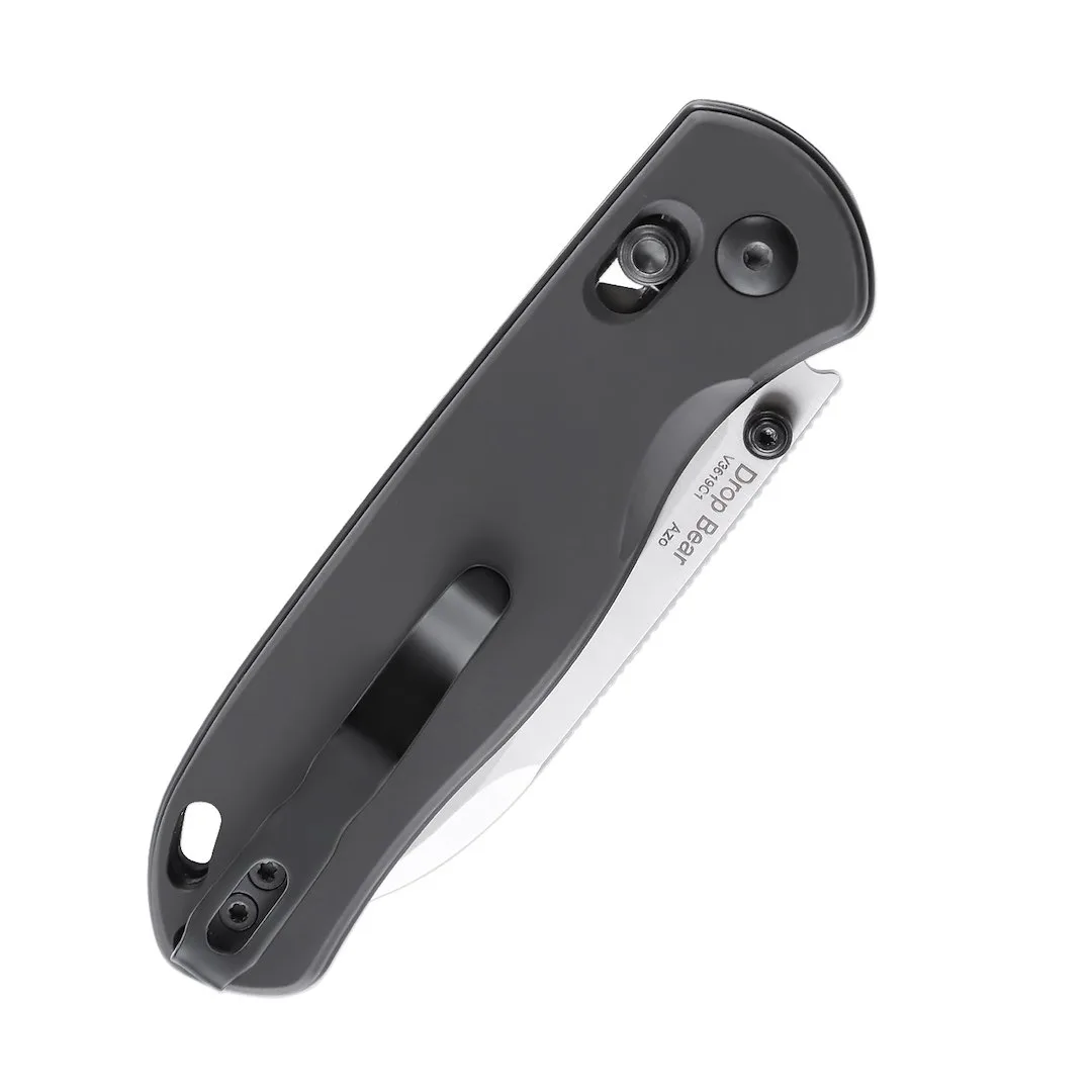 Nóż Kizer Drop Bear Gray Aluminum 154CM — zdjęcie 4