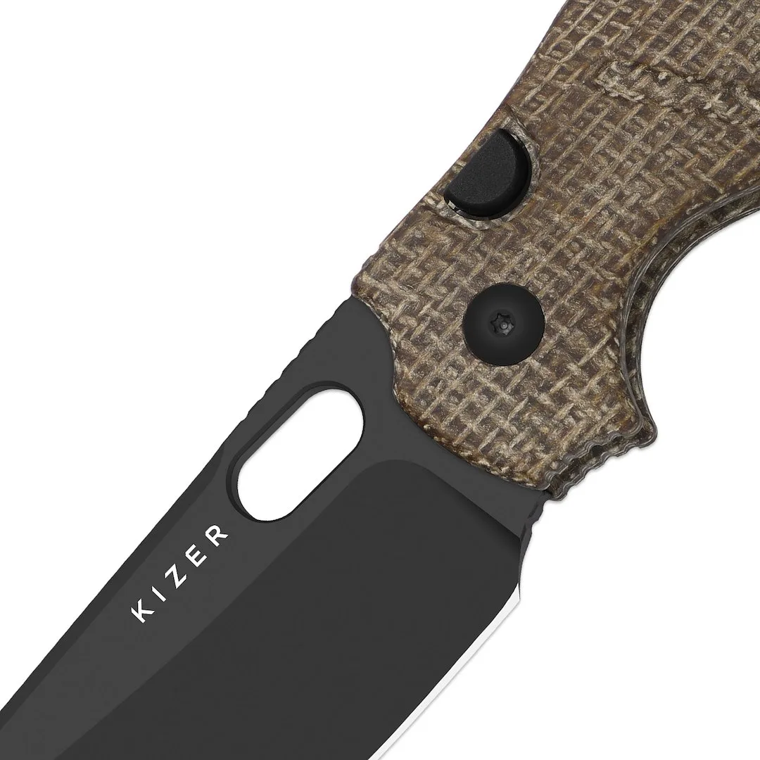 Nóż Kizer C01C 2.9 BS Norplex UltreX Micarta ELMAX — zdjęcie 4