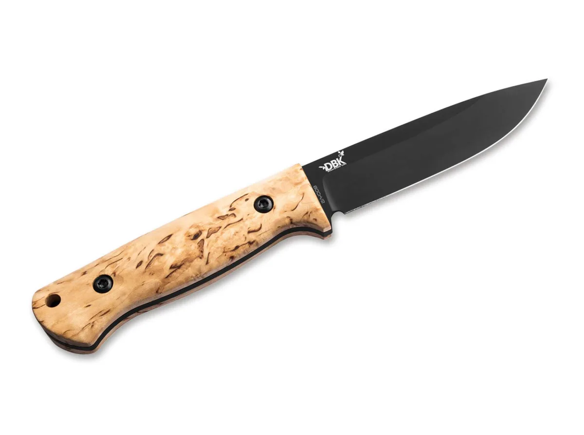 Nóż Böker DBK Bushfriend 2000 Curly Birch 80CrV2 — zdjęcie 2