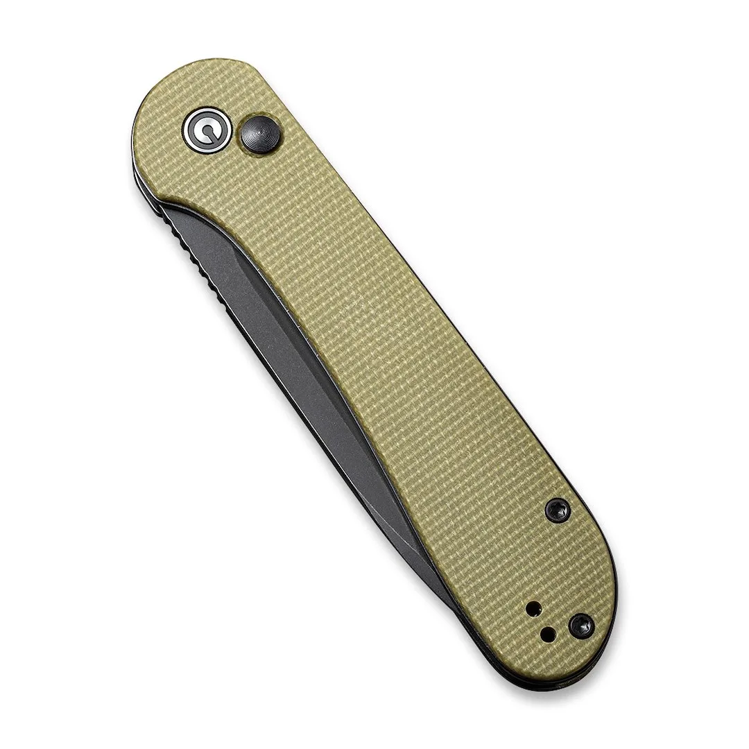 Nóż CIVIVI Button Lock Elementum Olive Micara — zdjęcie 5