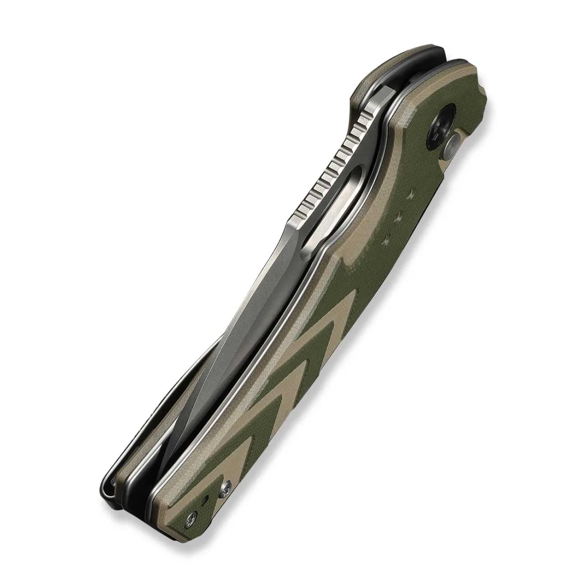 Nóż CIVIVI Vexron G10 Milled Green & Tan 14C28N — zdjęcie 6