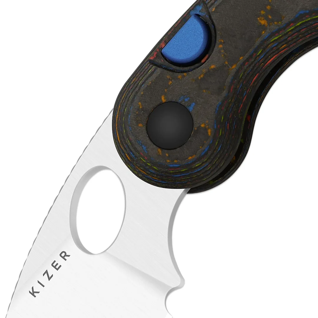 Nóż Kizer Microbe Camo Carbon M390 — zdjęcie 3