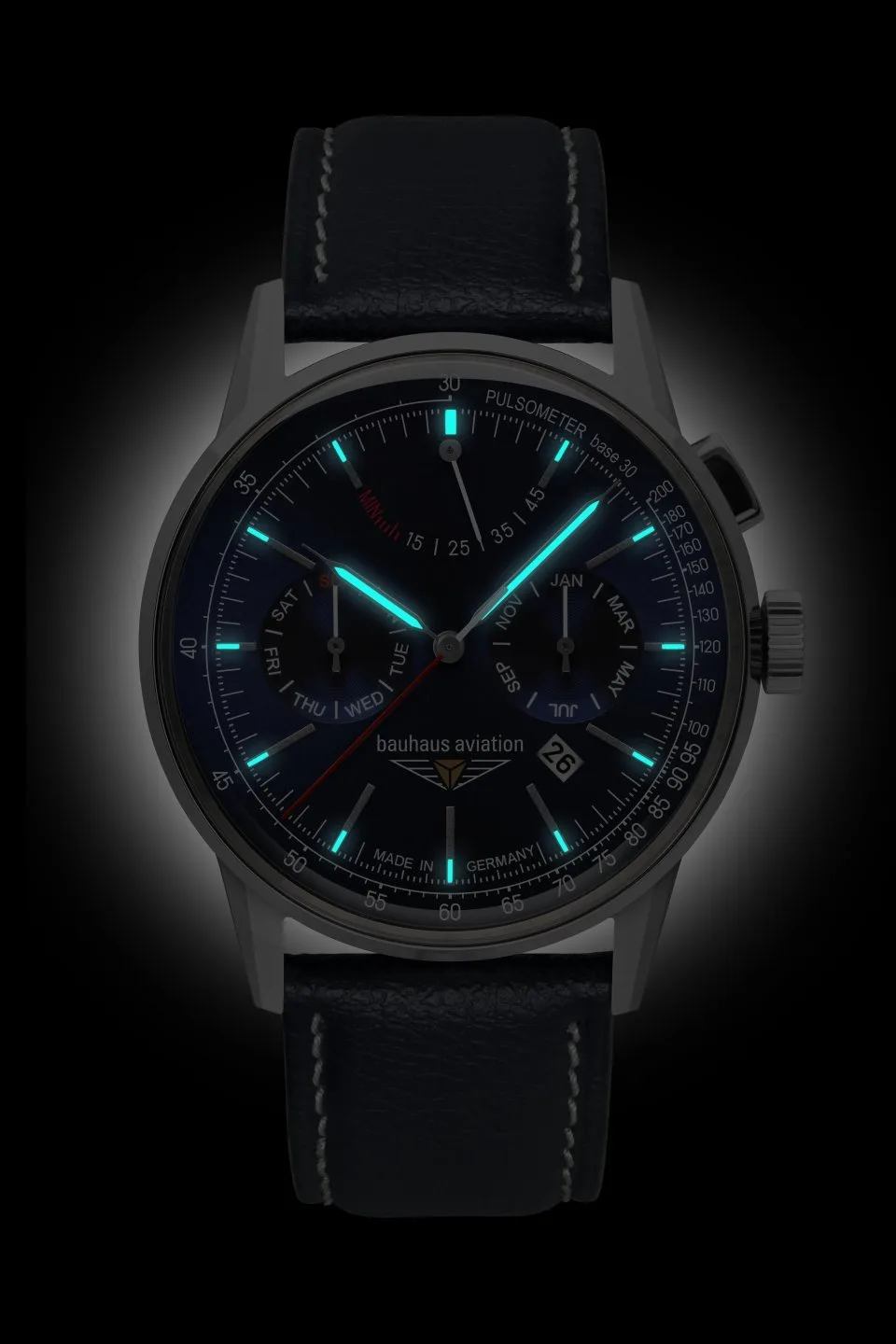Zegarek Bauhaus Aviation G38 23623, 42mm — zdjęcie 3