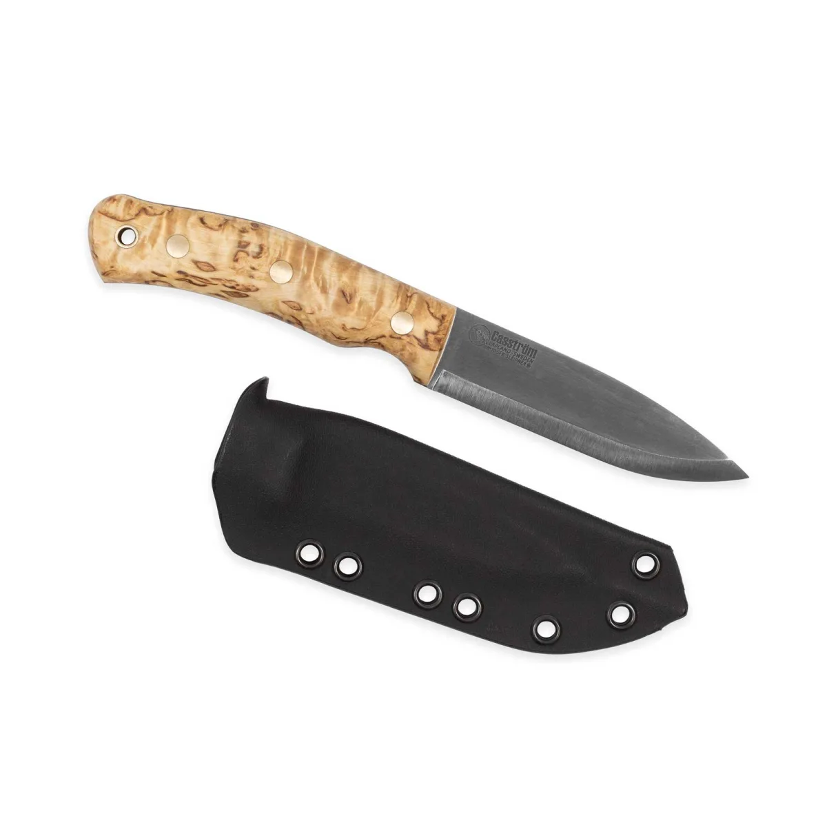 Nóż Casström No.10 SFK Curly Birch Sleipner Kydex — zdjęcie 1
