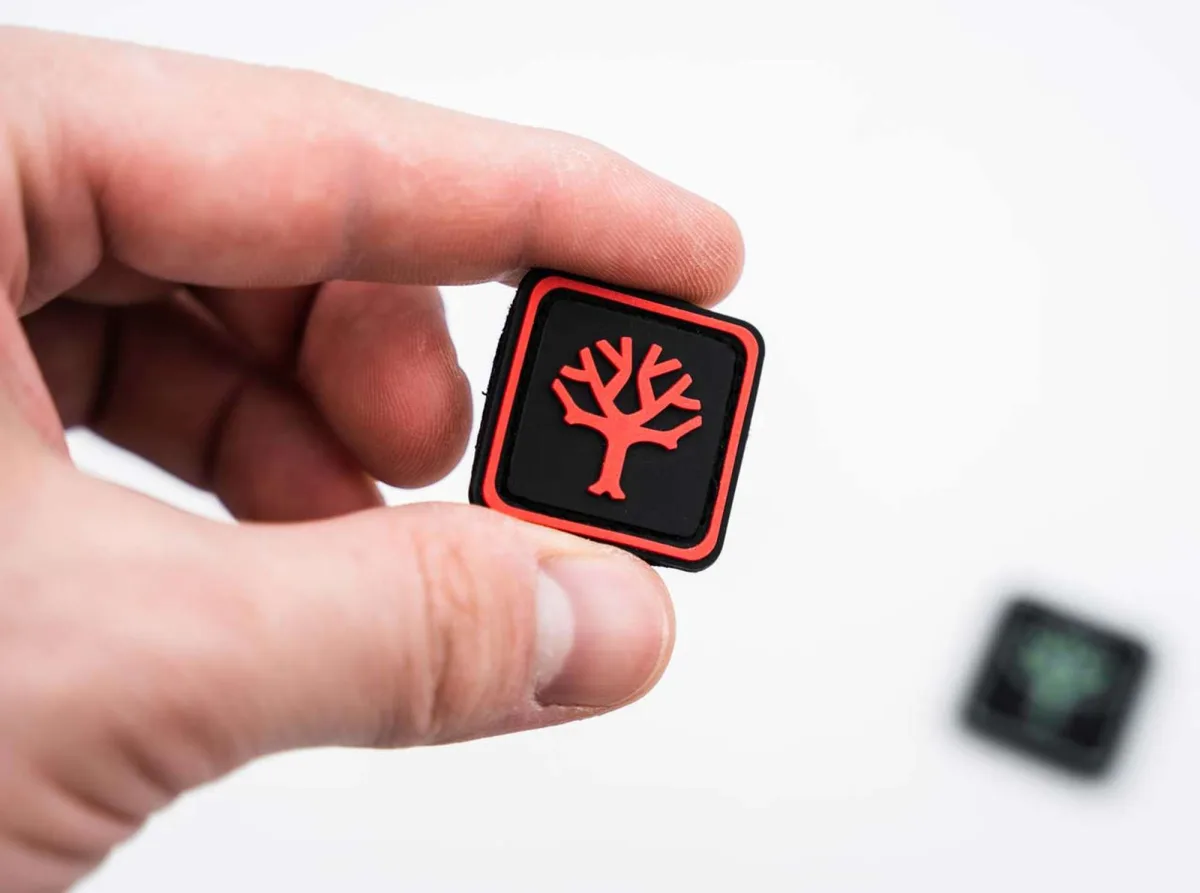 Böker Solingen Red Tree Gitd Patch — zdjęcie 3