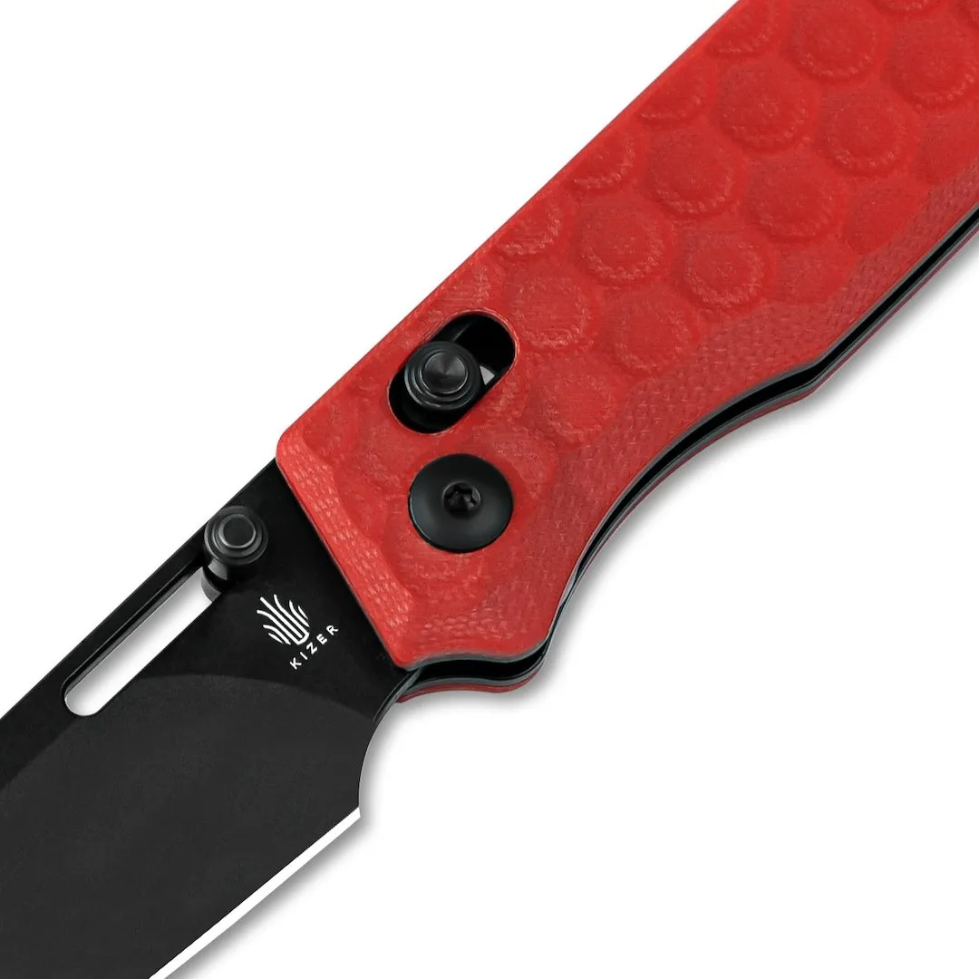 Nóż Kizer Task Red G10 Nitro-V — zdjęcie 5