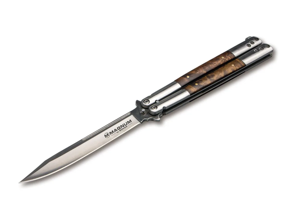 Nóż Magnum Balisong Wood Large — zdjęcie 1