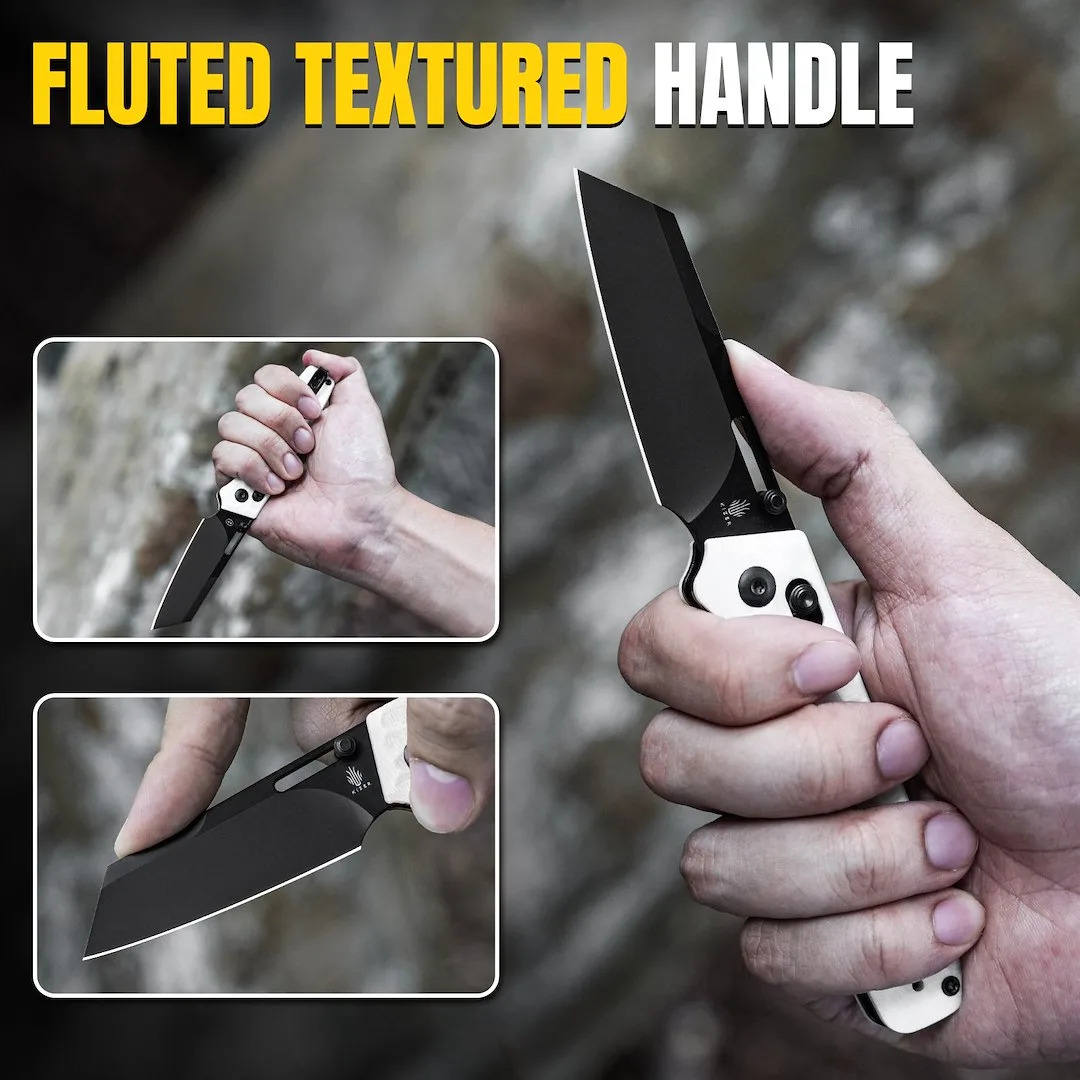 Nóż Kizer Task White G10 Nitro-V — zdjęcie 13