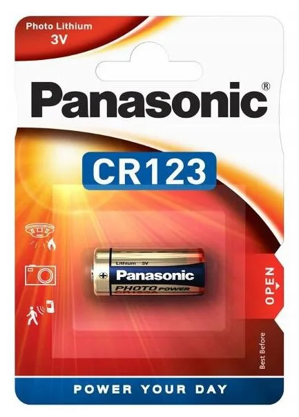 Bateria Panasonic CR123 3V Lithium Power, 1 szt. — zdjęcie 2