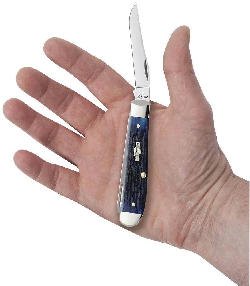 Nóż Case Rogers Mini Trapper SS Blue Bone — zdjęcie 5