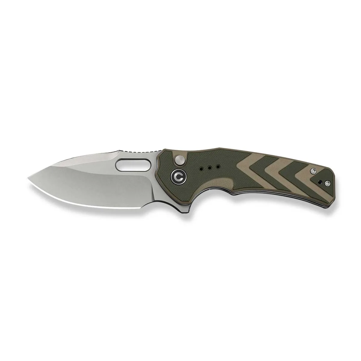 Nóż CIVIVI Vexron G10 Milled Green & Tan 14C28N — zdjęcie 8