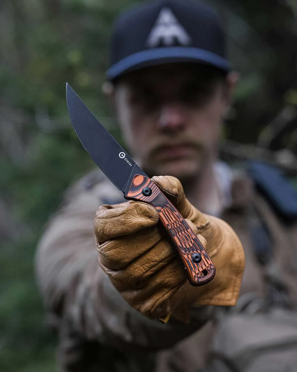 Nóż Civivi Carveth Fixed AEB-L Orange & Black G10 — zdjęcie 8