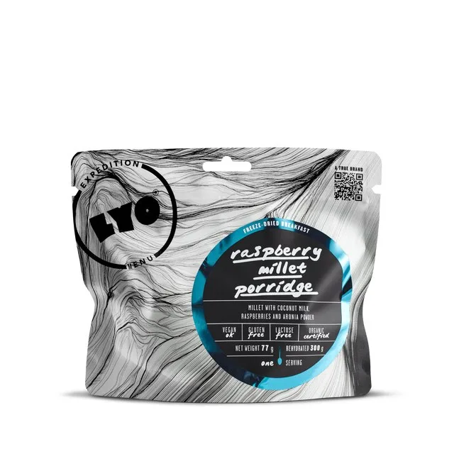 LYOFOOD EKO Jaglanka malinowo-kokosowa 300g — zdjęcie 1
