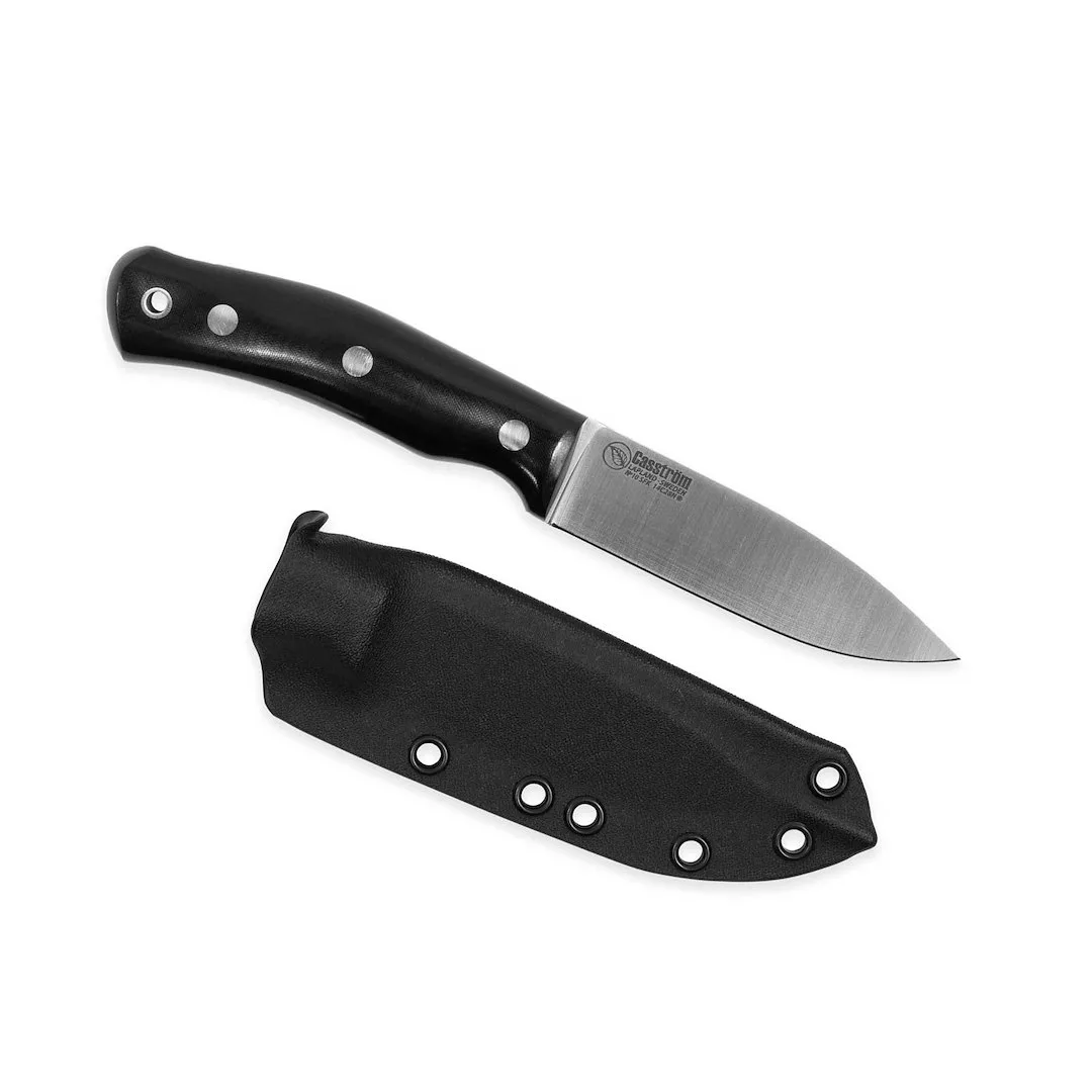 Nóż Casström No.10 SFK Black Micarta 14C28N Kydex — zdjęcie 1