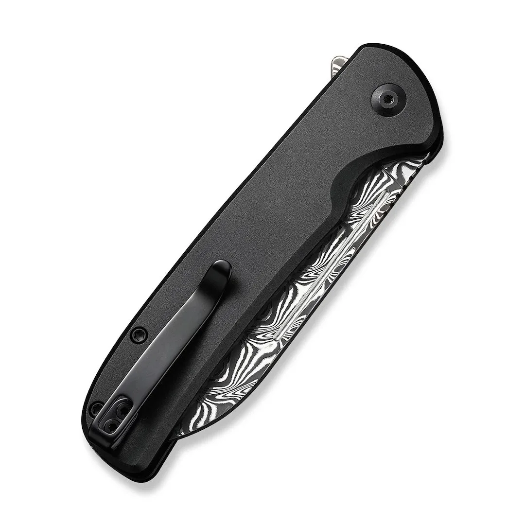 Nóż CIVIVI Chevalier II Aluminum Black Damascus — zdjęcie 5
