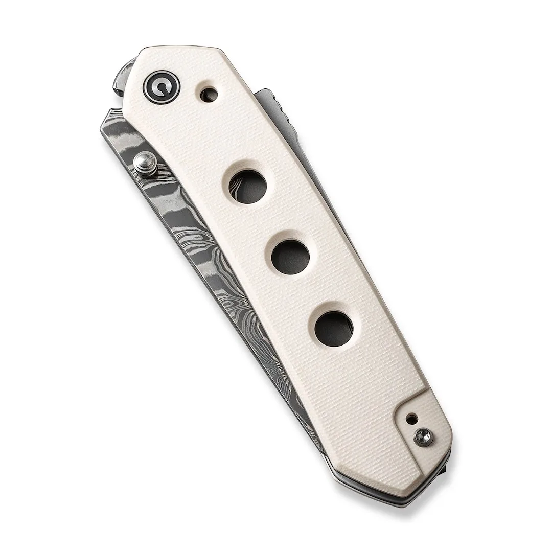 Nóż CIVIVI Vision FG Damast Ivory G10 C22036-DS1 — zdjęcie 4