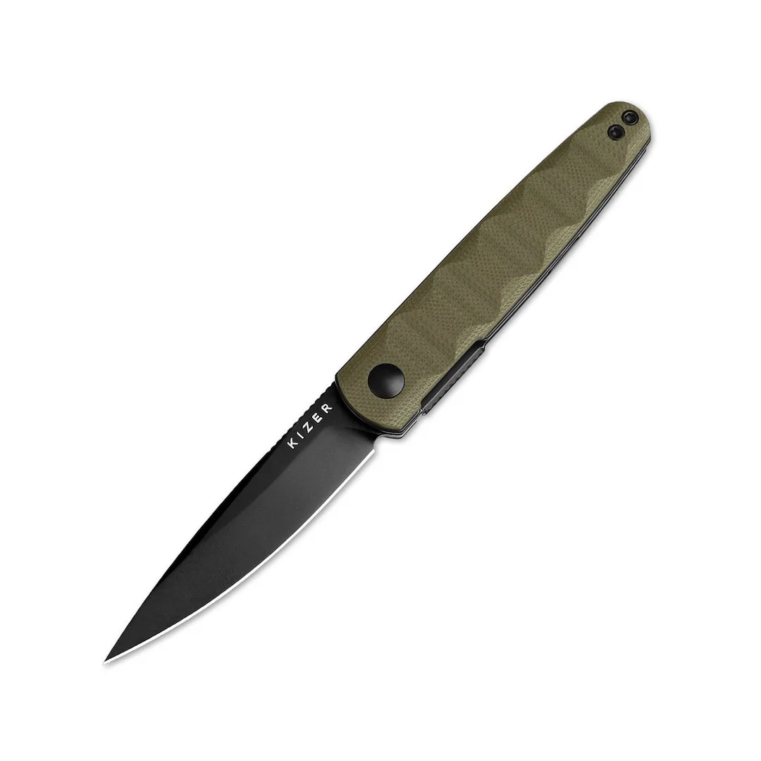 Nóż Kizer Bamboo G10 OD Green Nitro-V — zdjęcie 1