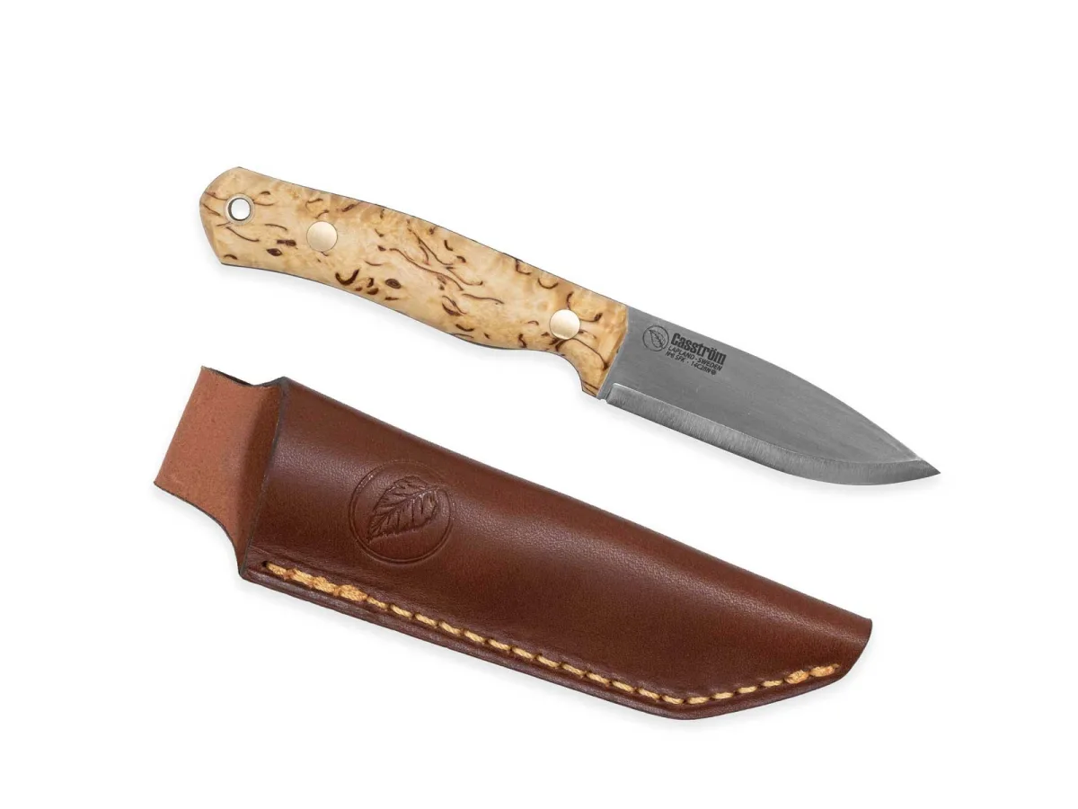 Nóż Casström No.8 SFK Curly Birch 14C28N — zdjęcie 1
