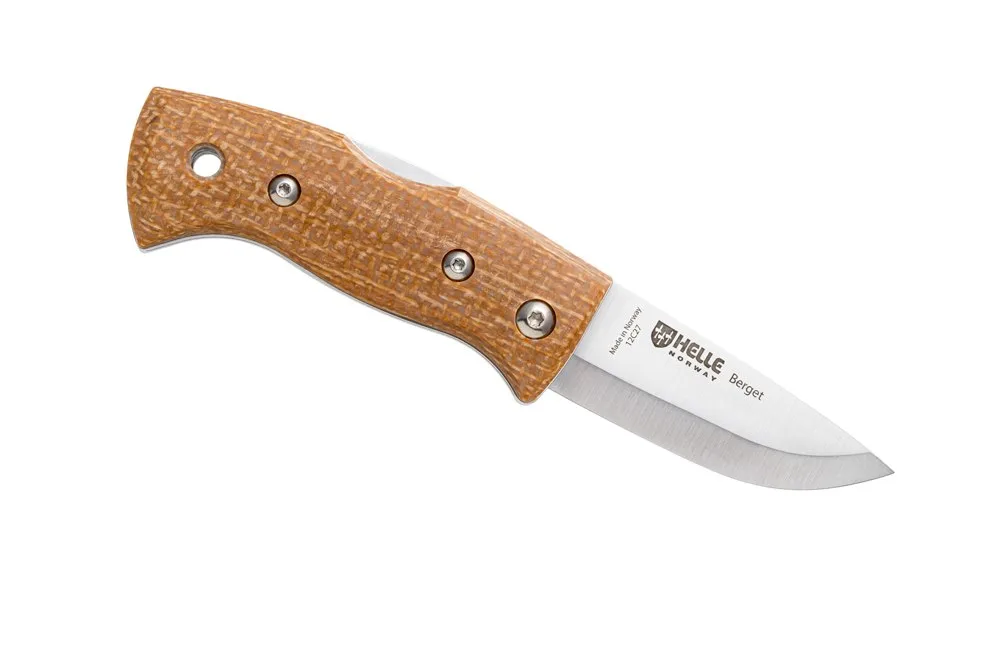 Nóż Helle Berget Mustard Jute Micarta 12C27 — zdjęcie 1