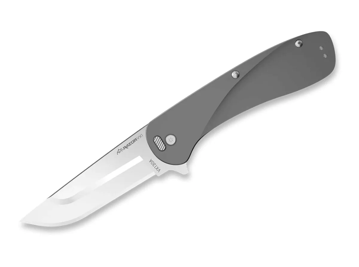 Nóż Outdoor Edge Razor VX1 3.0" Aluminum Grey — zdjęcie 1