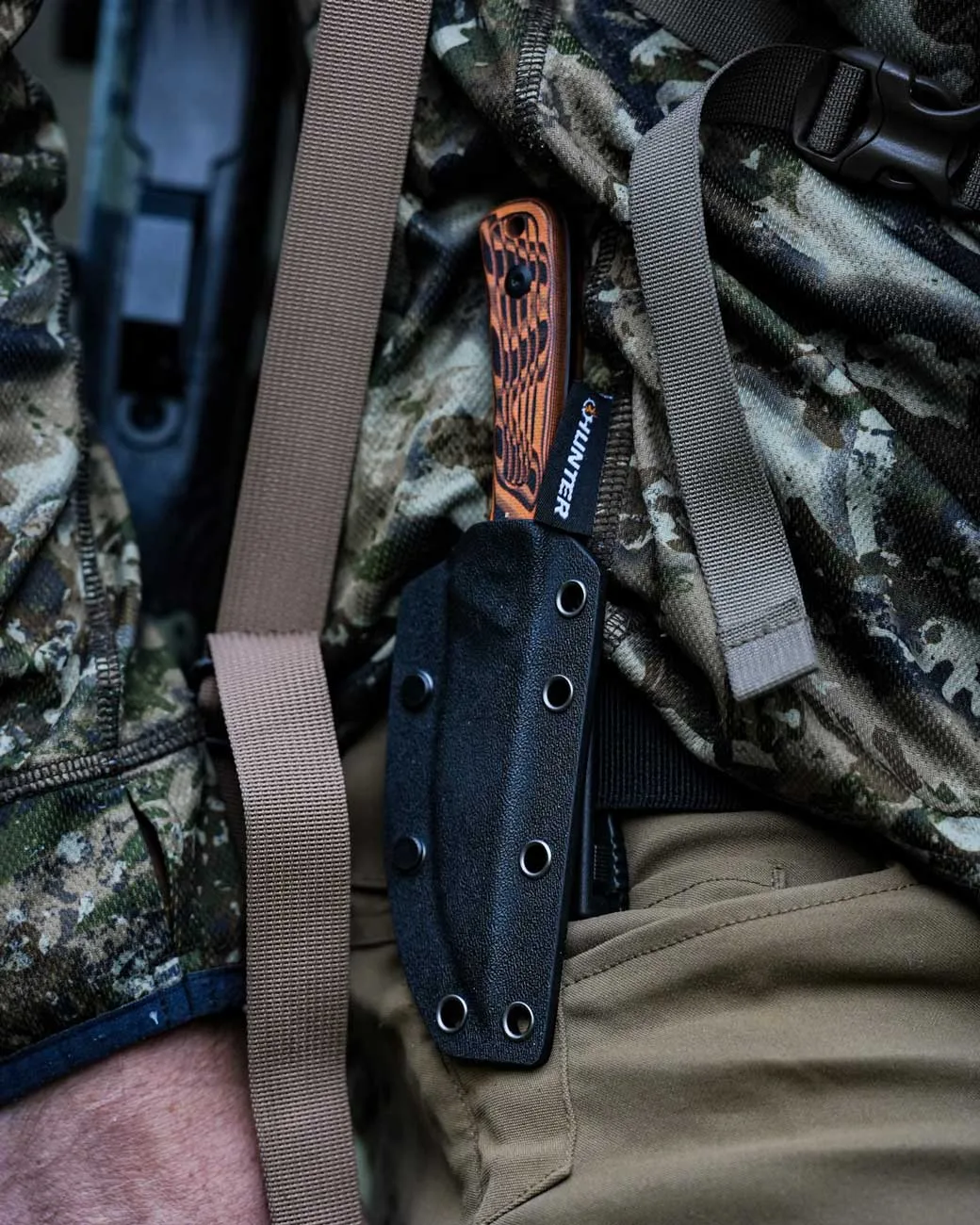 Nóż Civivi Carveth Fixed AEB-L Orange & Black G10 — zdjęcie 9