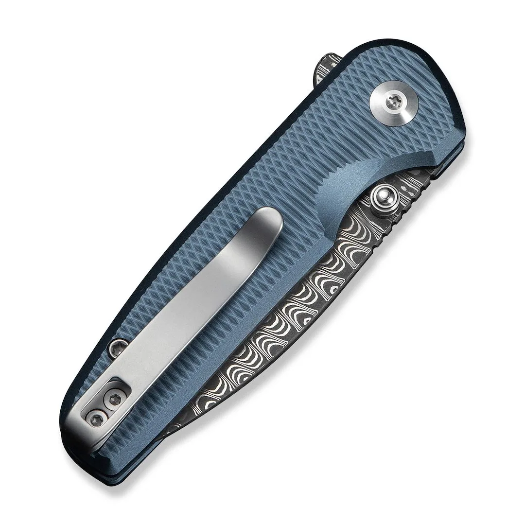Nóż CIVIVI Mini Shakan Damascus Blue Aluminum — zdjęcie 5