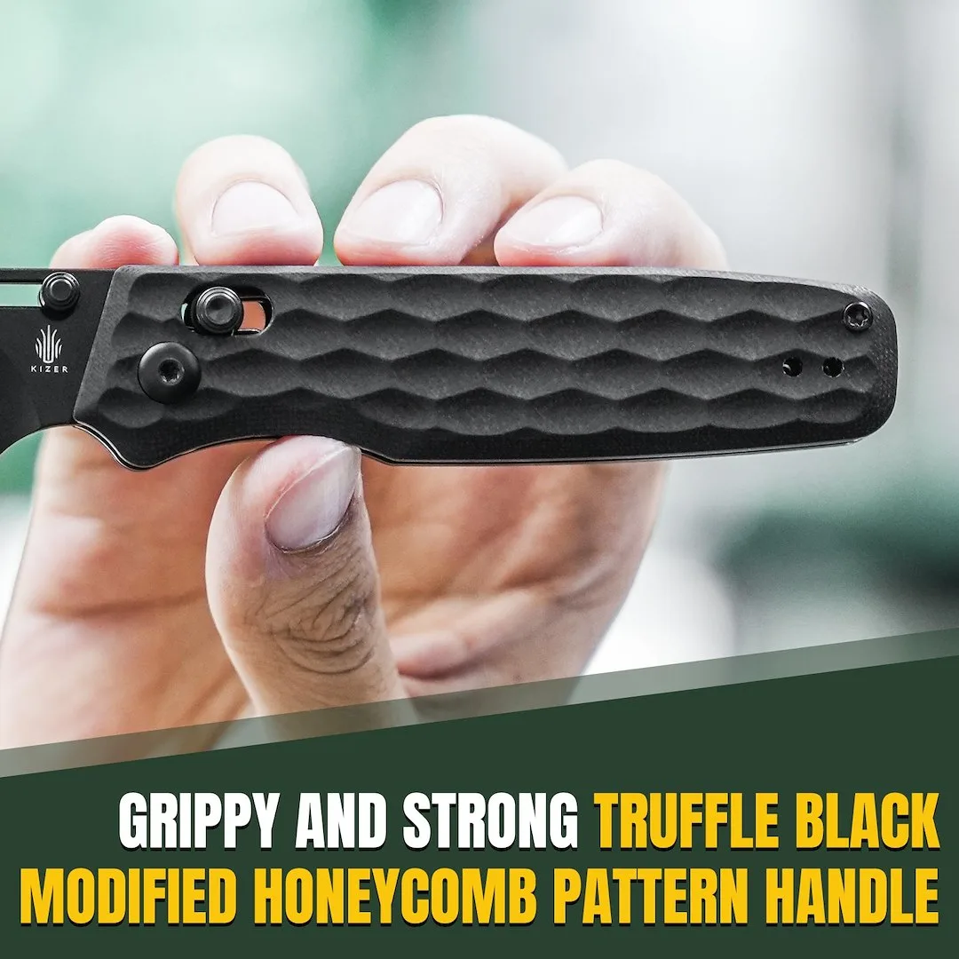 Nóż Kizer Task G10 Black 154CM — zdjęcie 10