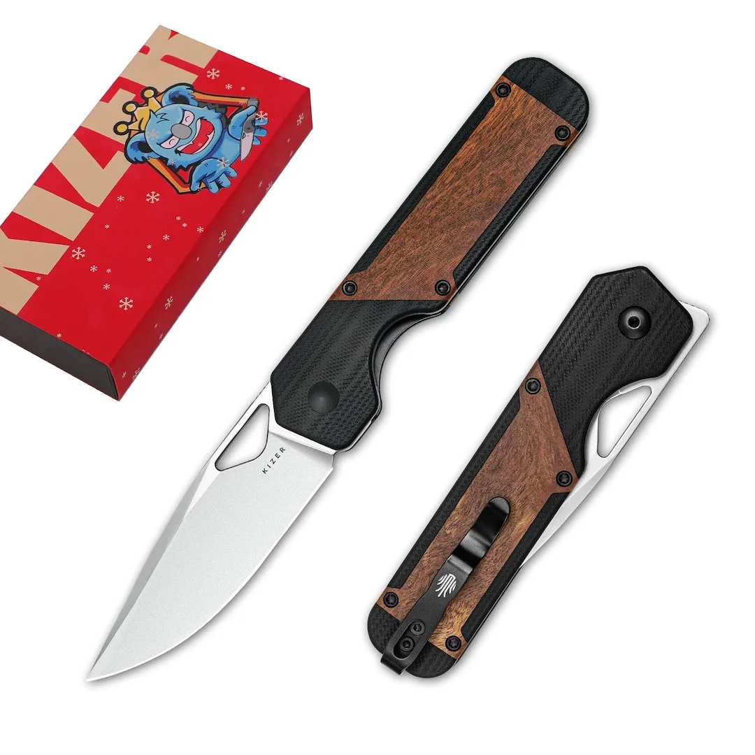 Nóż Kizer Militaw G10+Mkuruti 154CM — zdjęcie 9