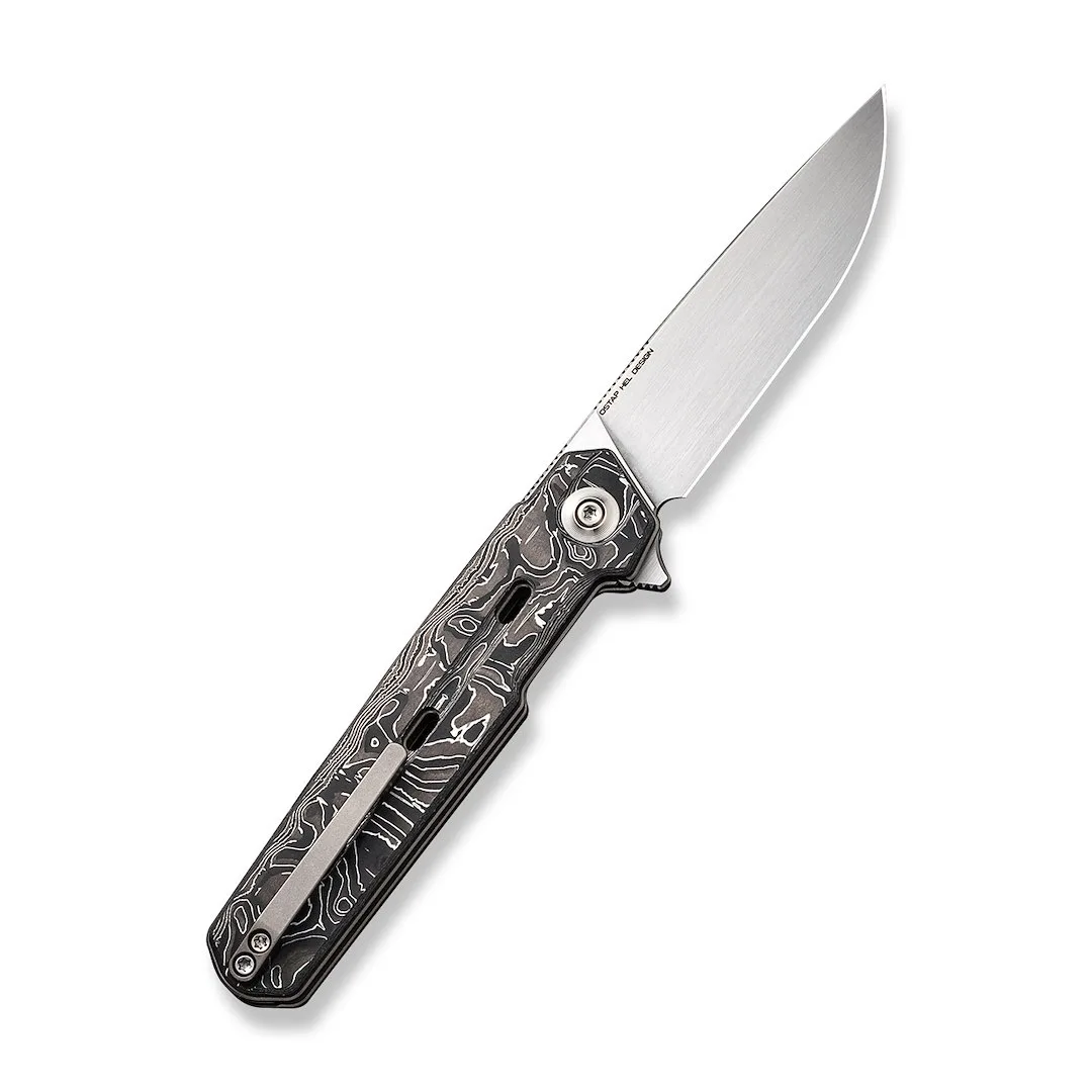Nóż WE Knife Navo CPM-20CV Aluminum Foil CF — zdjęcie 2