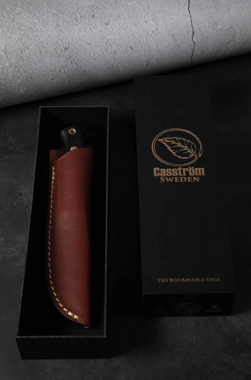 Nóż Casström Woodsman, Bog oak — zdjęcie 7