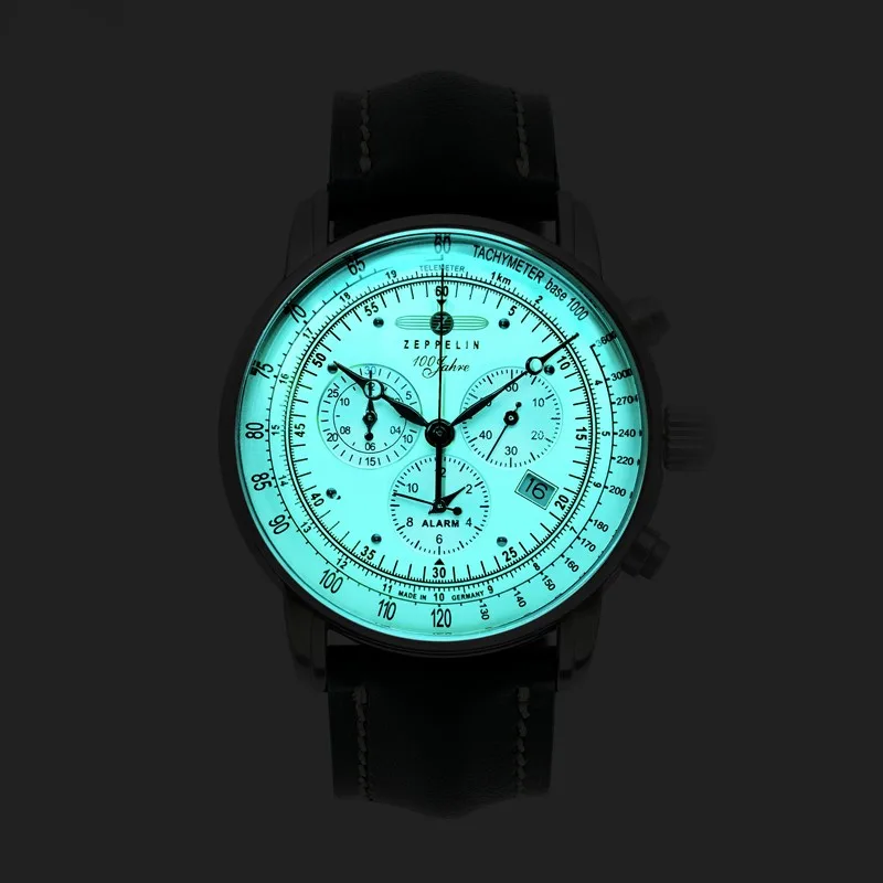 Zegarek Zeppelin 100 Jahre 86803, 42mm — zdjęcie 2