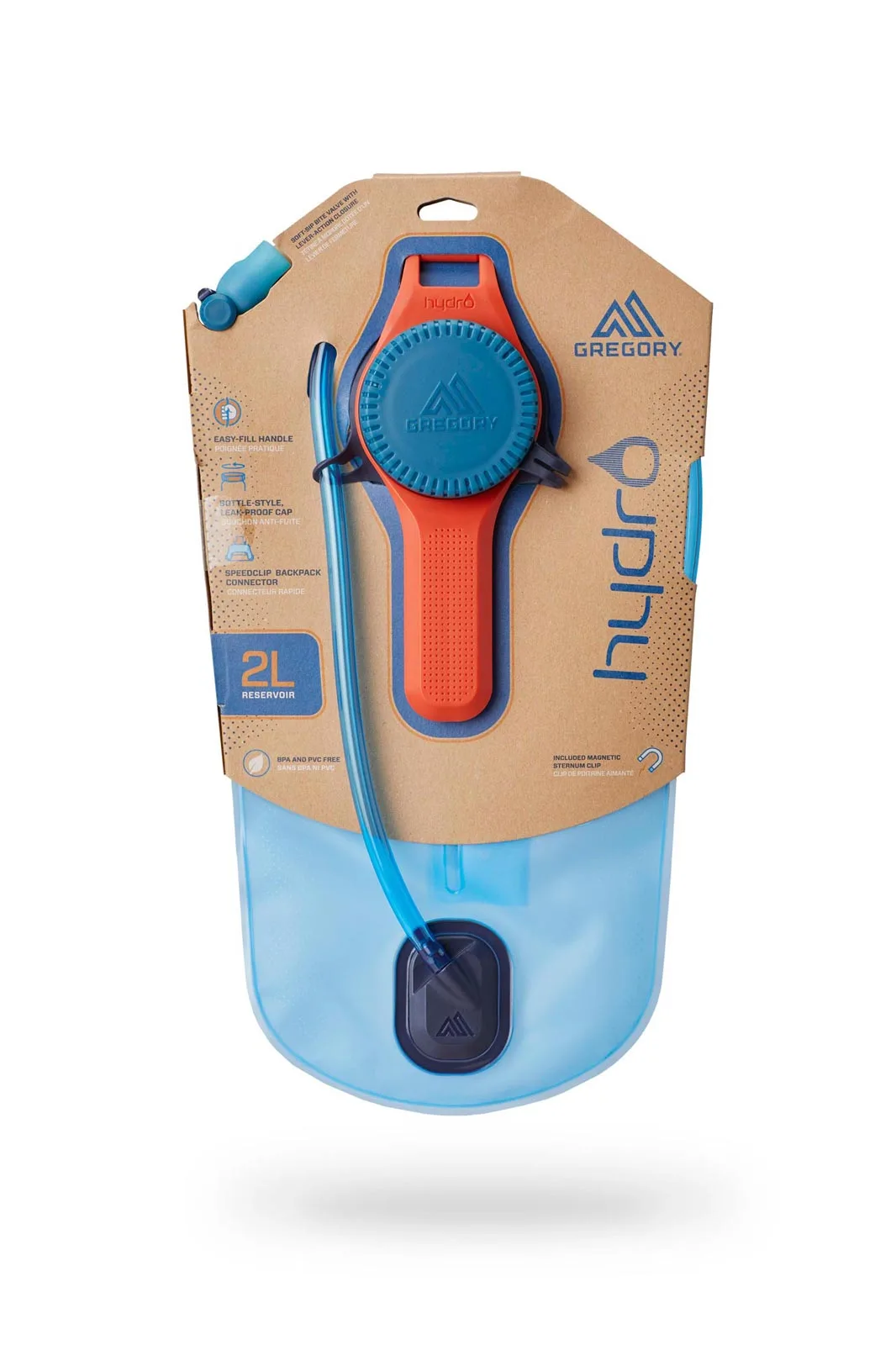 Bukłak Gregory Hydro 2L Reservoir Ocean/Orange — zdjęcie 7