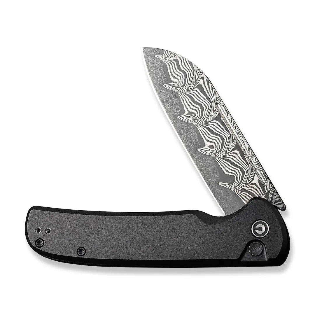 Nóż CIVIVI Chevalier II Aluminum Black Damascus — zdjęcie 3