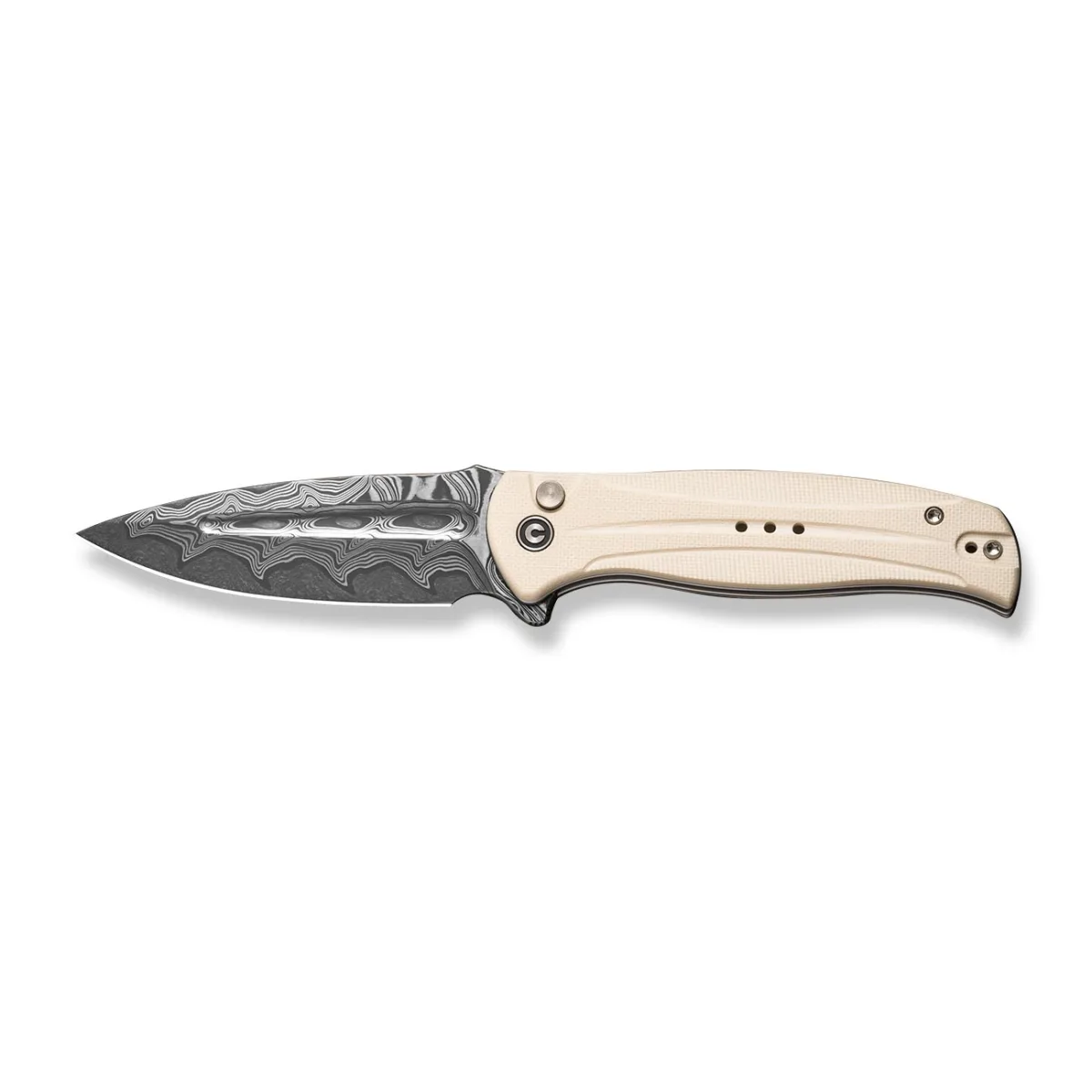 Nóż CIVIVI Incindie Damascus G10 Ivory — zdjęcie 8
