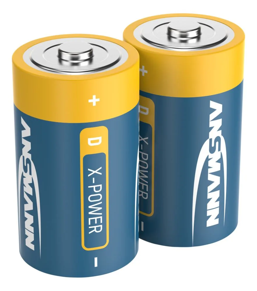 Baterie alkaliczne Ansmann X-Power D / LR20 2 szt — zdjęcie 2