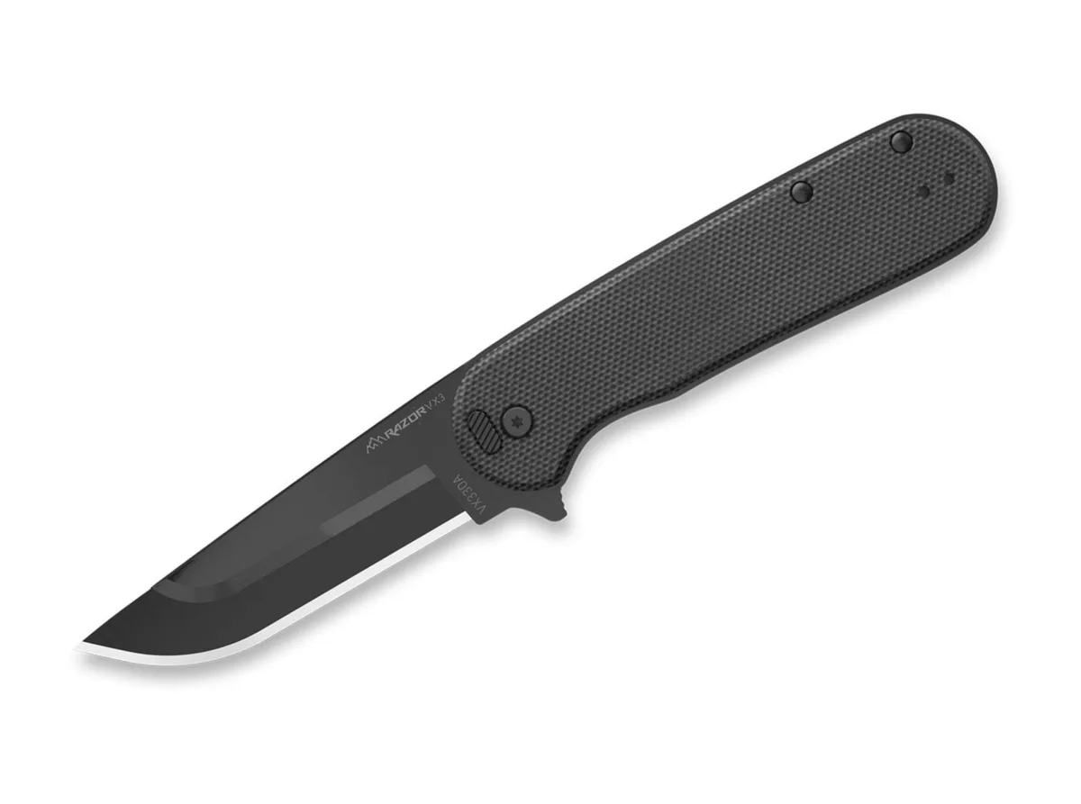Nóż Outdoor Edge Razor VX3 3.0" G10 All Black — zdjęcie 1