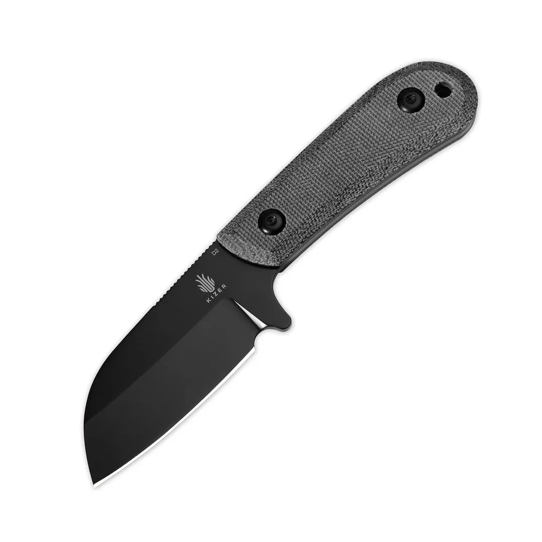 Nóż Kizer Fixed Deckhand Micarta+G10 D2 Black — zdjęcie 1