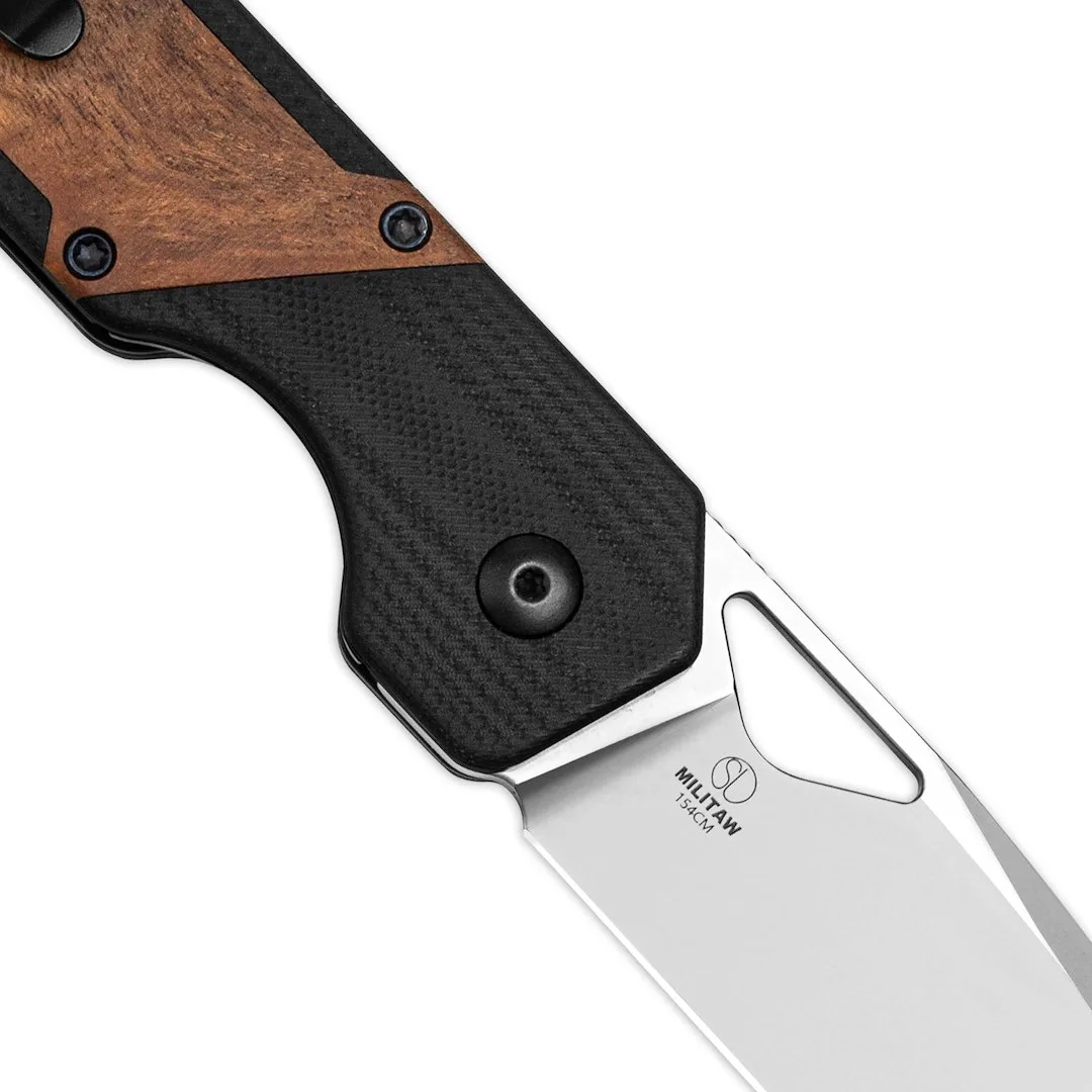 Nóż Kizer Militaw G10+Mkuruti 154CM — zdjęcie 6