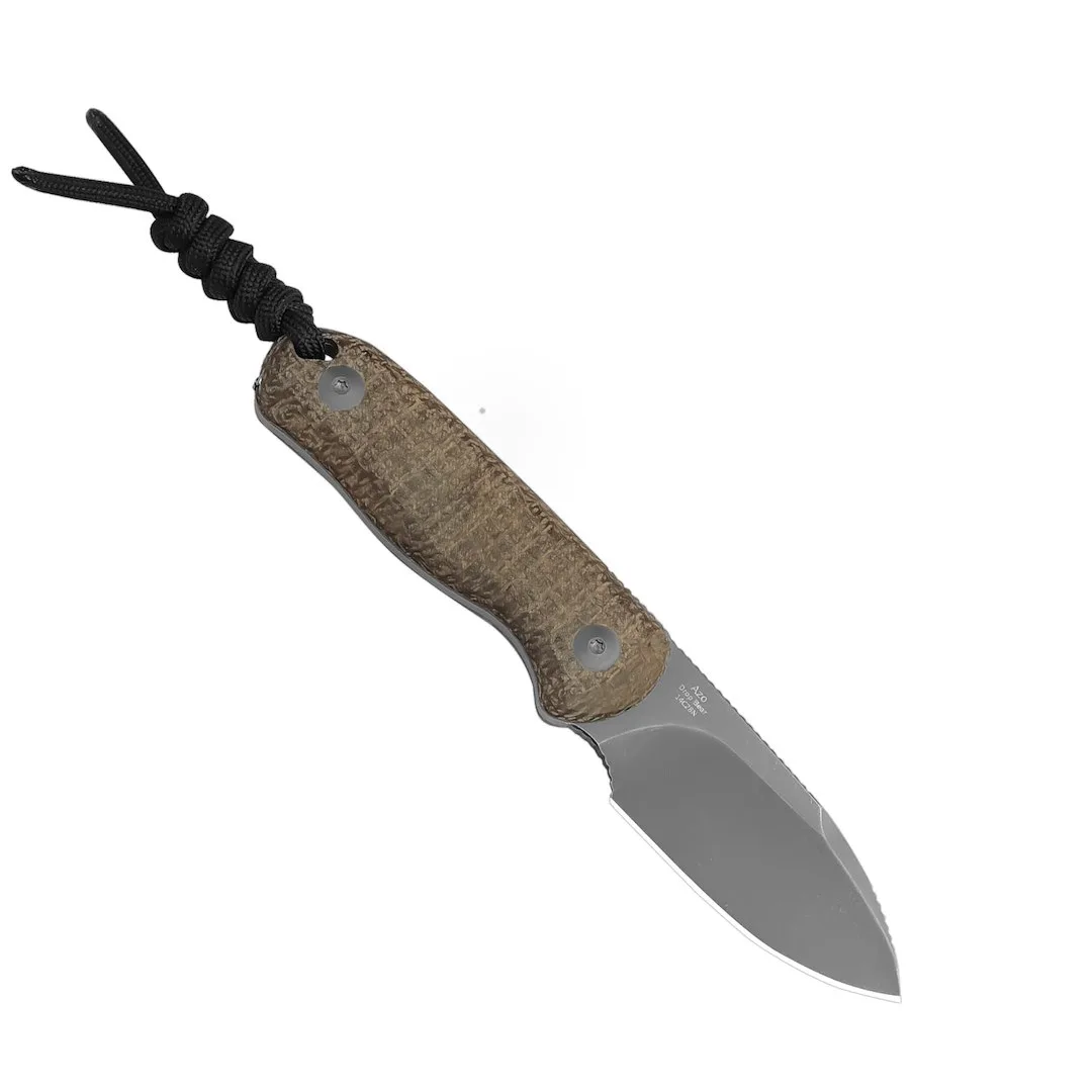 Nóż Kizer Drop Bear Fix Burlap Micarta 14C28N — zdjęcie 2