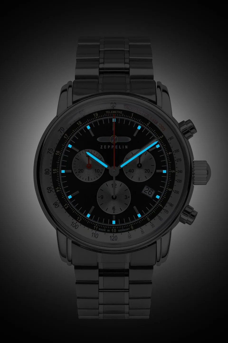 Zegarek Zeppelin LZ 14 Marine 8888MB2, 42mm — zdjęcie 2