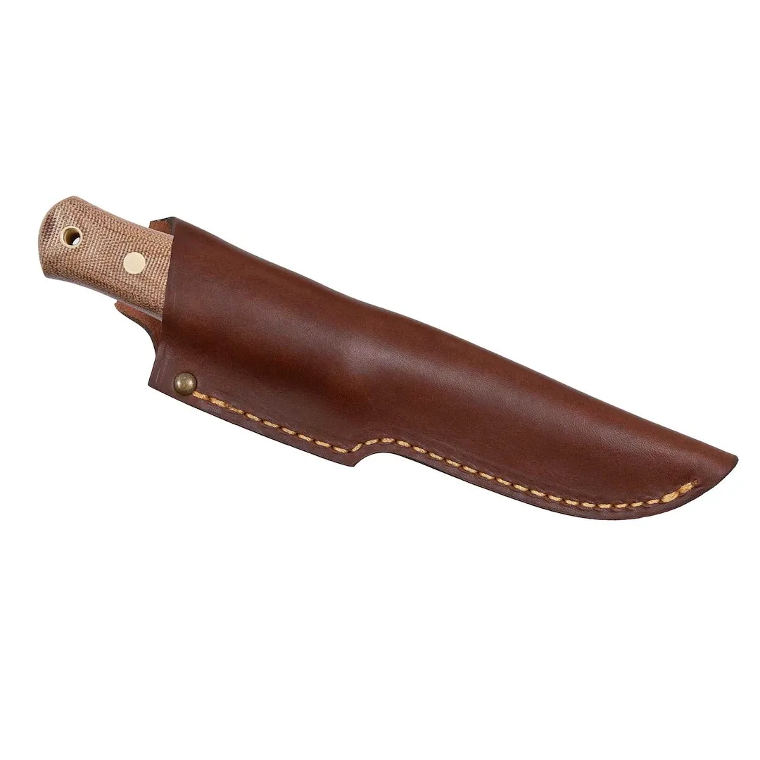 Nóż Casström Lars Fält Canvas Micarta A8 Leather — zdjęcie 4