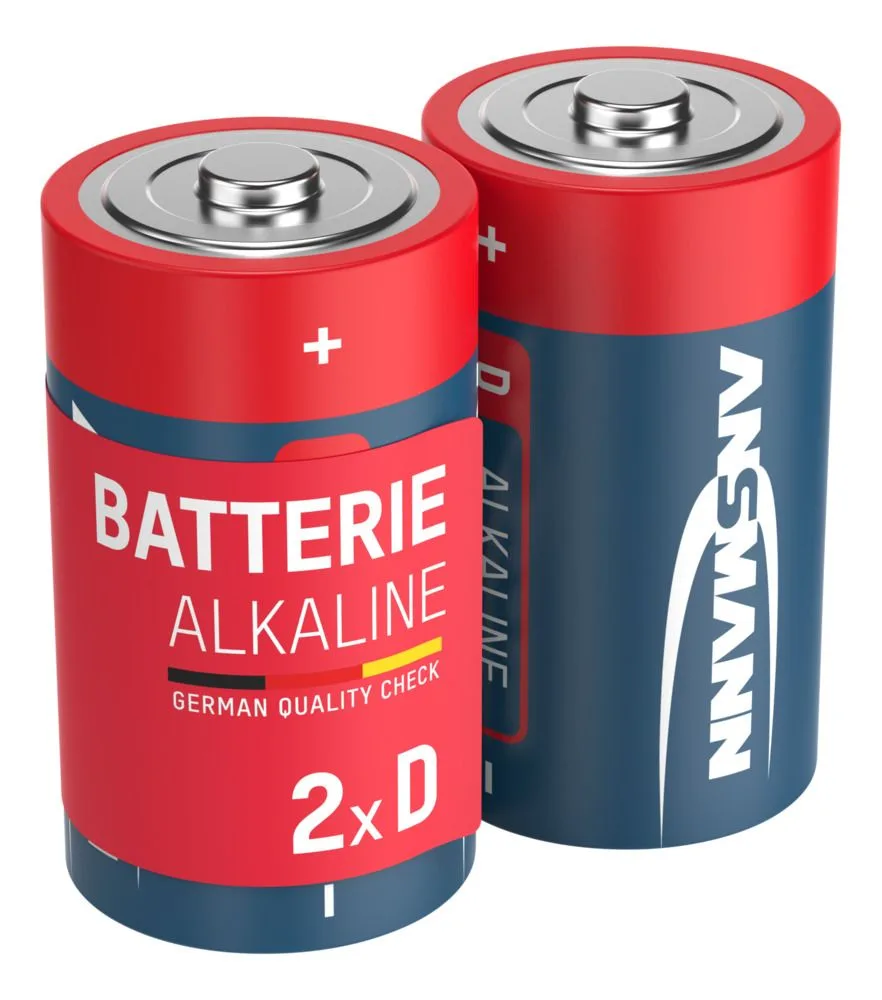 Baterie alkaliczne Ansmann D / LR20, 2 szt. — zdjęcie 3