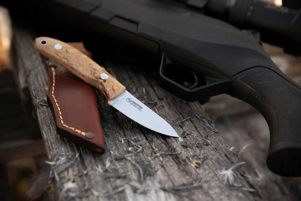 Nóż Casström Safari Mini Hunter Stab. Curly Birch — zdjęcie 7