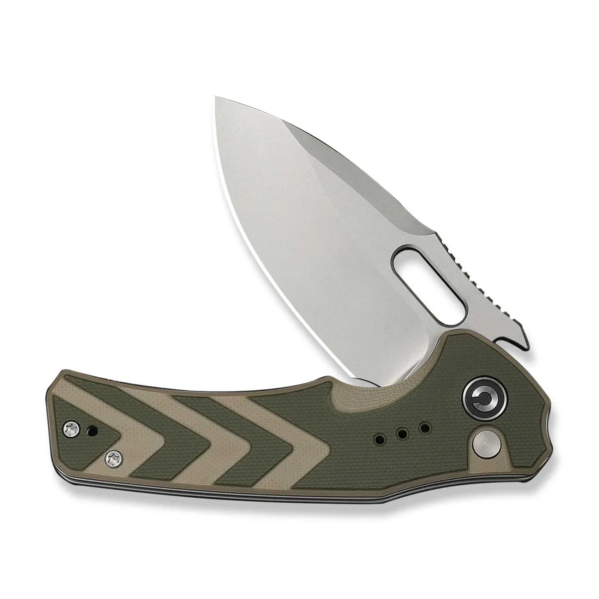 Nóż CIVIVI Vexron G10 Milled Green & Tan 14C28N — zdjęcie 3