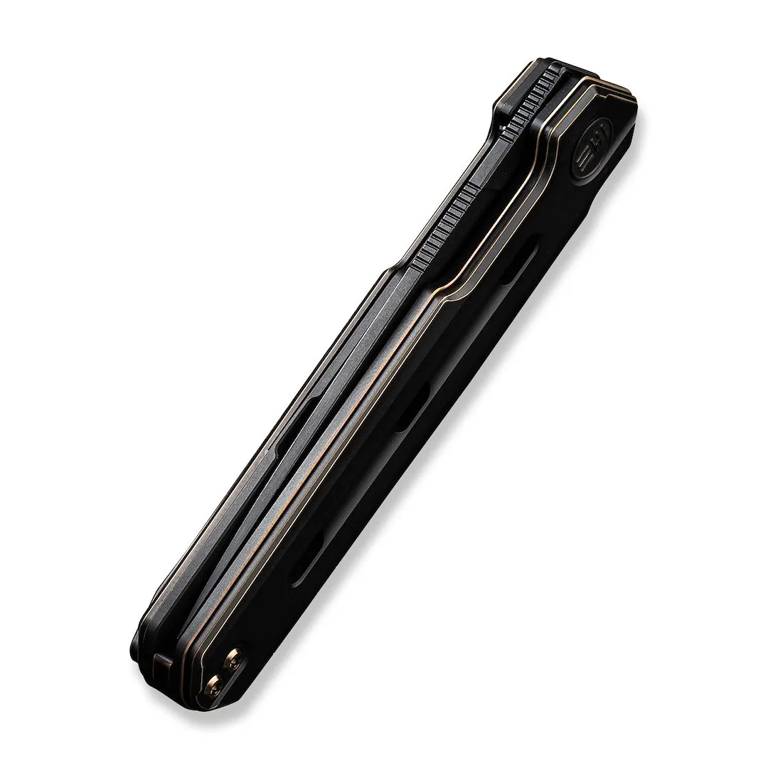 Nóż WE Knife Navo CPM-20CV Bronze & Black Titanium — zdjęcie 6