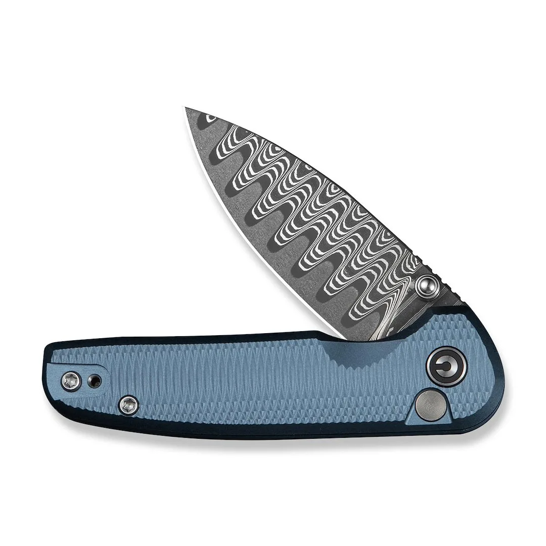 Nóż CIVIVI Mini Shakan Damascus Blue Aluminum — zdjęcie 3