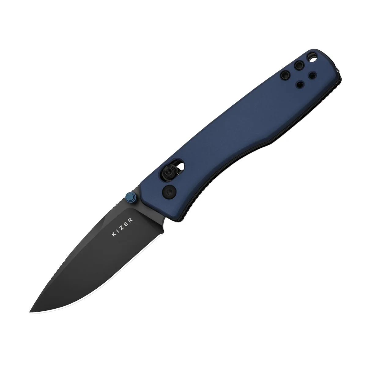 Nóż Kizer Aegis Dark Blue Aluminum AEB-L — zdjęcie 1