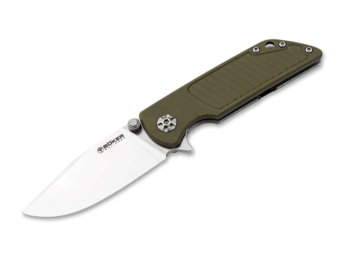 Nóż Böker Solingen Sherman EDC II G10 ODGreen MCut — zdjęcie 1