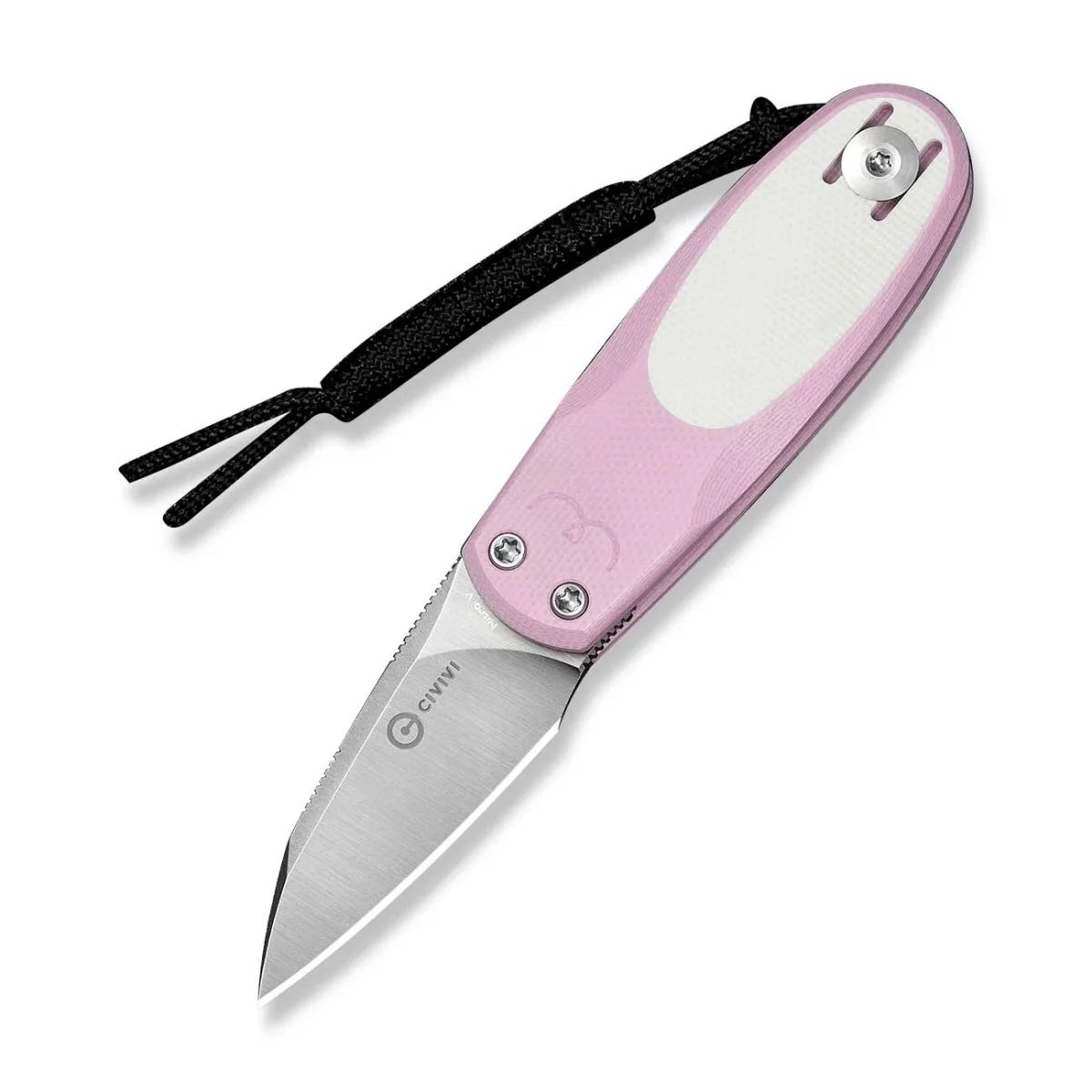Nóż Civivi Purr Nitro-V Powder Pink & White G10 — zdjęcie 1